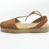 espardenya doble suela marron cerrada