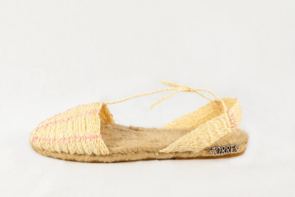 Espardenye plana mixta natural Espardenye plana mixta natural